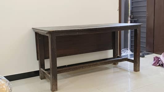 wooden frame