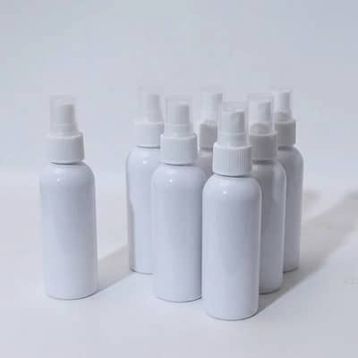 100pcs White Plastic Spray Bottle 60ml