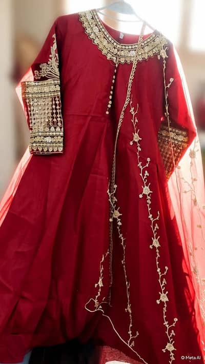 Mehroon maxi