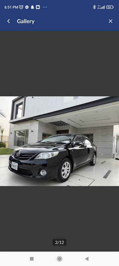 Toyota Corolla GLI 2012
