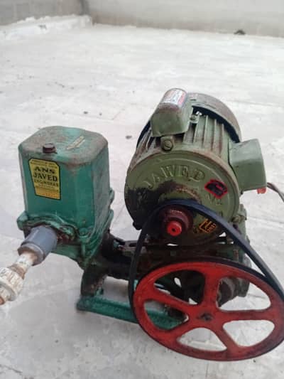 Jawed Bearing Pump 1x1 And Motor 0.5 HP (Single Belt)