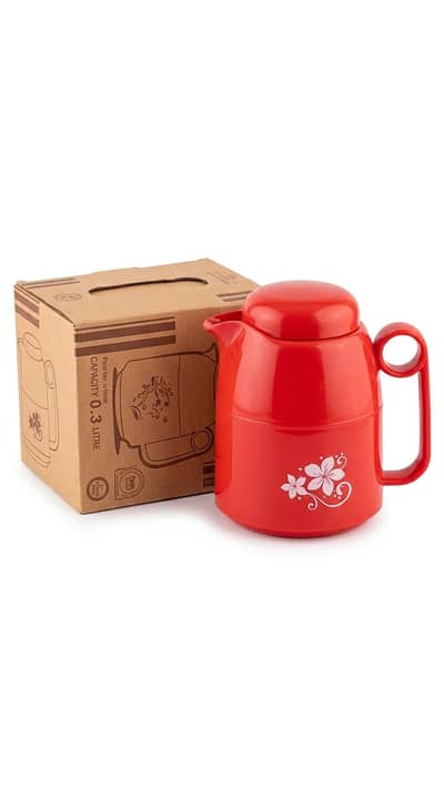 Red Mini Thermos Flask 300ml with Box – New