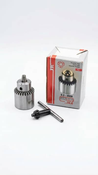 YTC Micro Drill Chuck (0.3mm - 4mm) with Key - Brand New