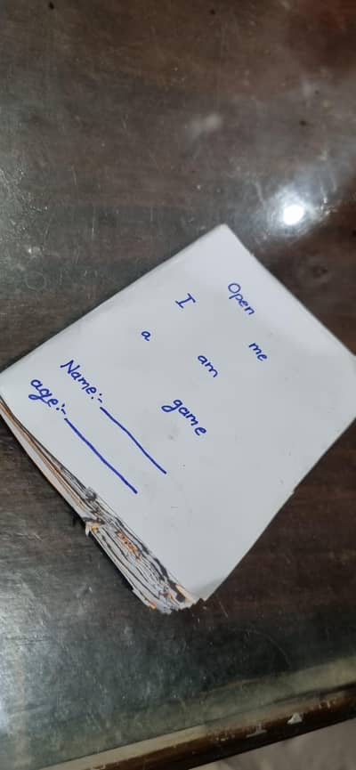 hand made game book