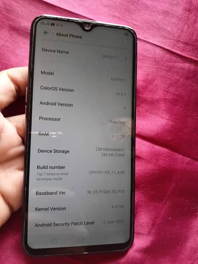 oppo F11 8.256