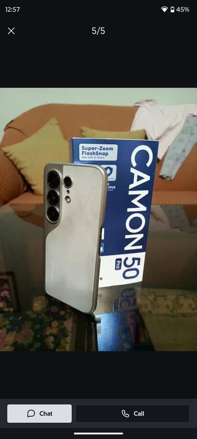 Tecno Camon 50 12Gb Ram 256GB memory PTA approved 0309=800=2924