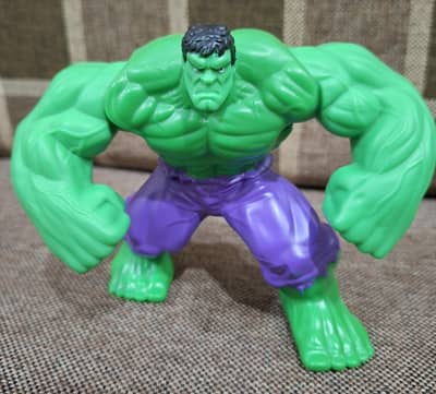 RARE VINTAGE 2010 AVENGERS HULK FIGURE MCDONALD'S HAPPY MEAL