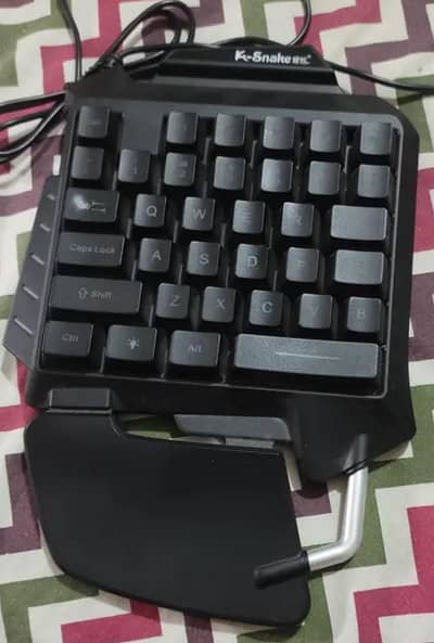 One Hand RGB Gaming Keyboard