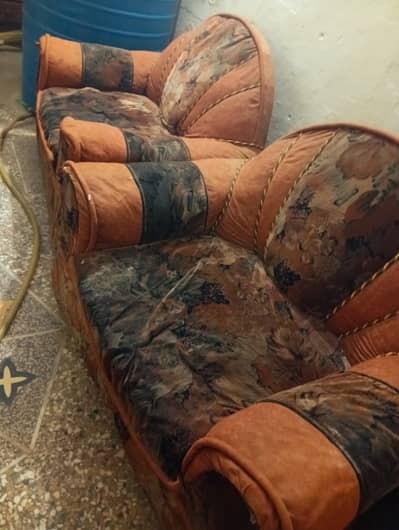 It is used sofa but  it's  very good condition
