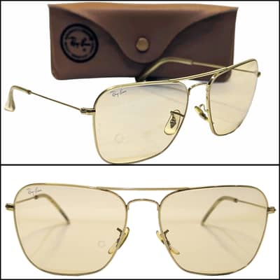 Vintage Ray-Ban B&L Bausch & Lomb USA Sunglasses, Gold Plated