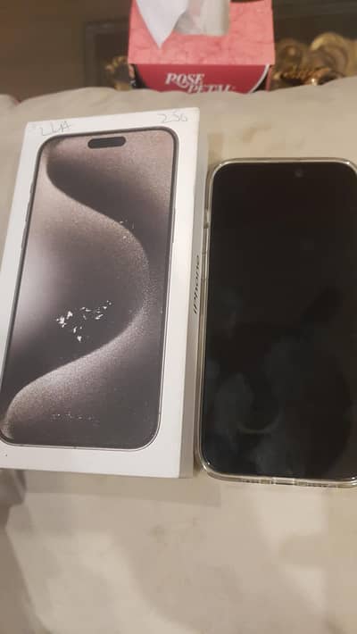 iPhone 15 Pro Max 256GB (LLA Model) – Non-PTA – 84% Battery Health
