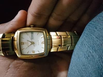 Original Prestige P3193M Swiss Quartz - 23K Gold Plated