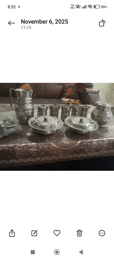 15 piece stainless steel set