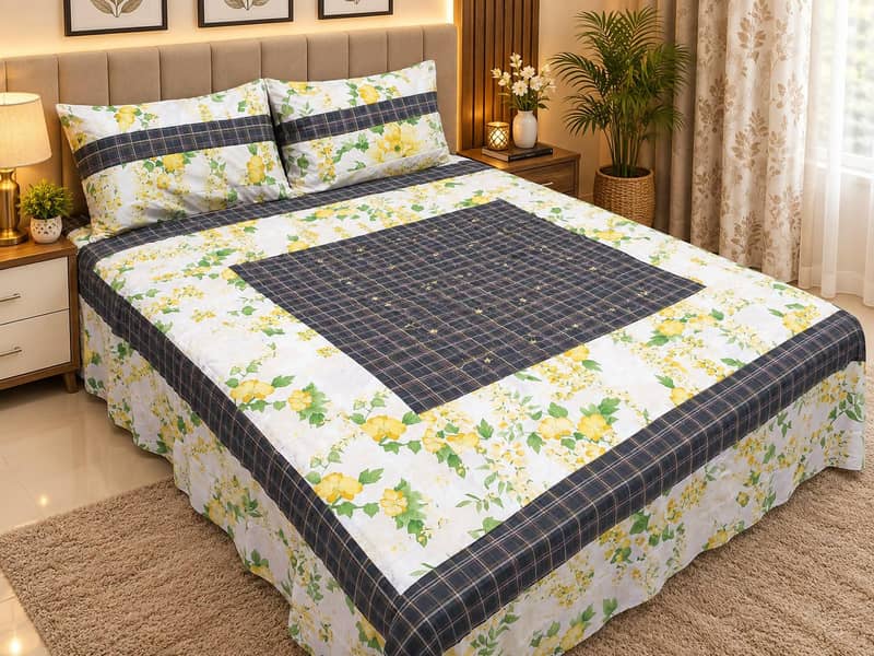 3 PCs bed sheets 0