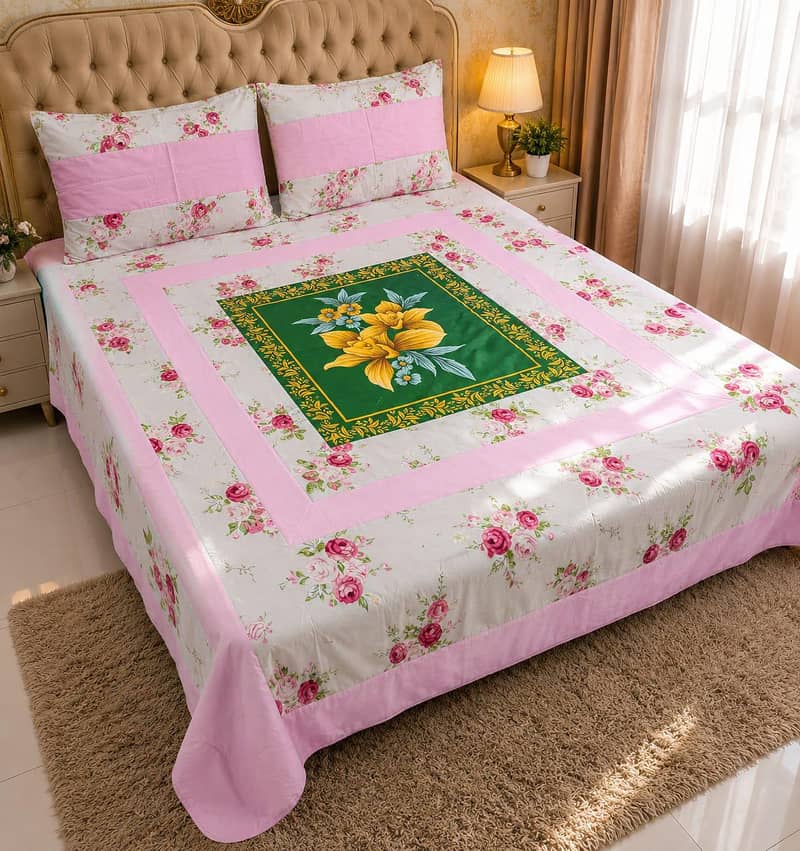 3 PCs bed sheets 1