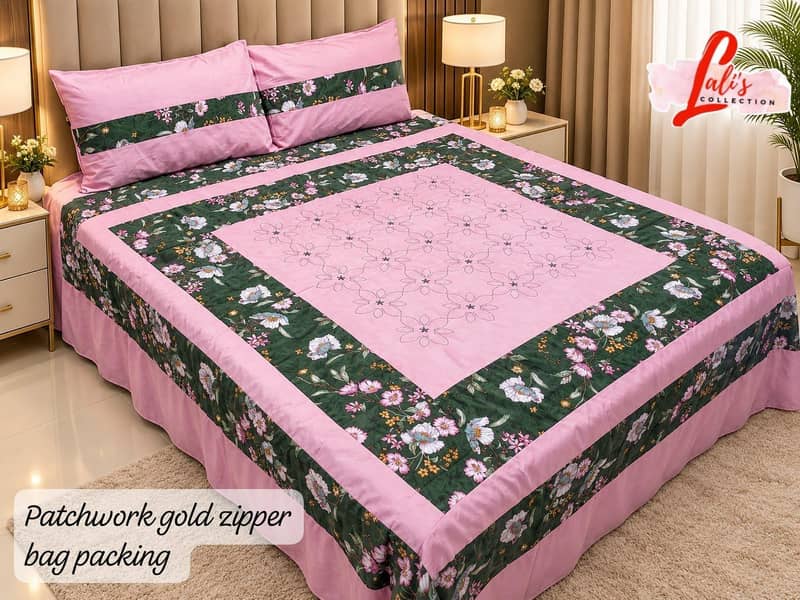 3 PCs bed sheets 4
