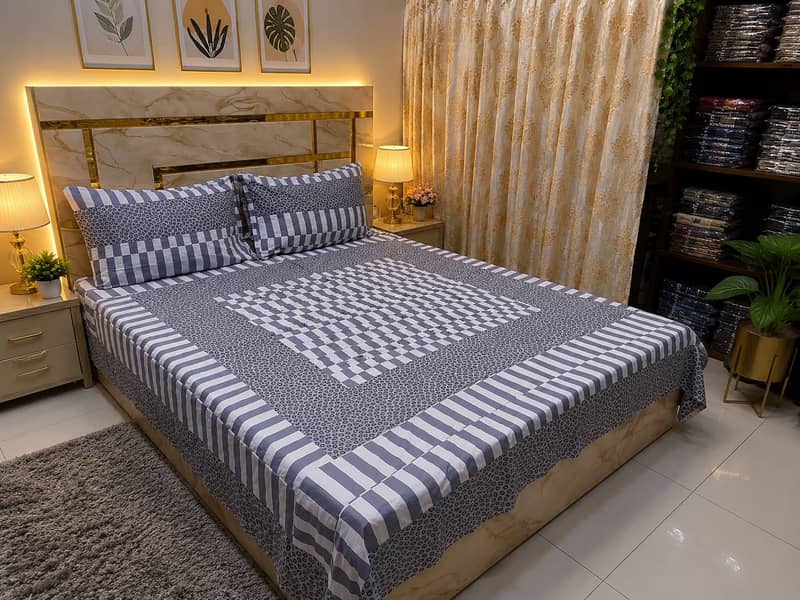 3 PCs bed sheets 5