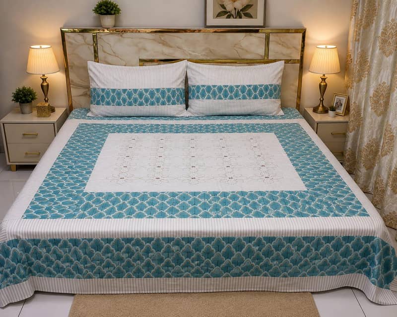3 PCs bed sheets 6