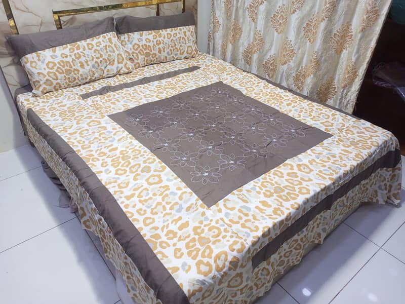 3 PCs bed sheets 9