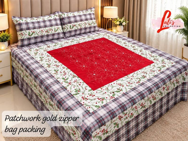 3 PCs bed sheets 10