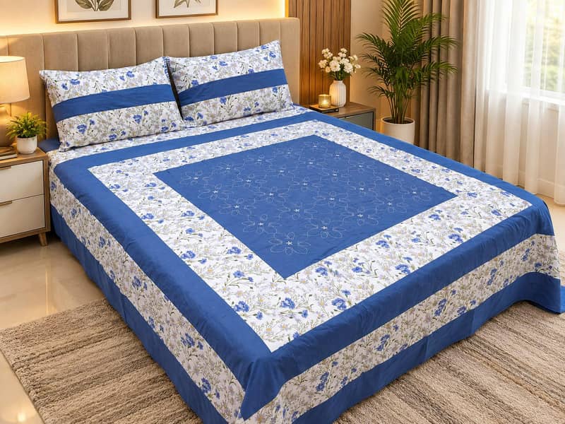 3 PCs bed sheets 11