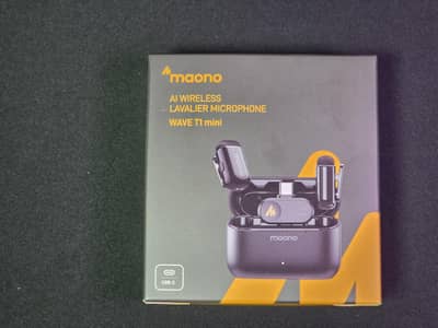 Maono Wave T1 Mini AI Wireless Lavalier Microphone