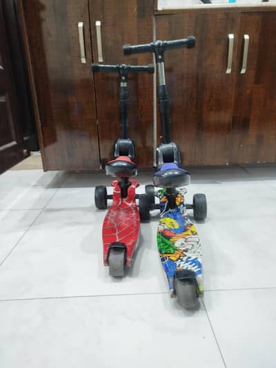 Scooty for boys 4 to 10 years old boys new condition not used too much