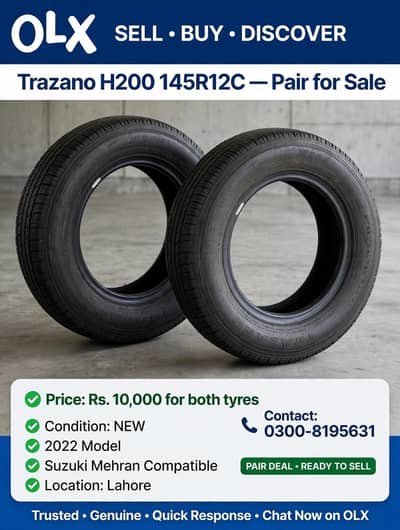 Suzuki MEHRAN tyres 14512C-trazona H200
