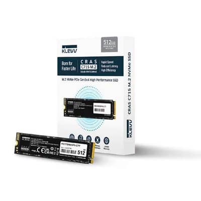 KLevv CRAS C715 512GB 2280 NVMe M. 2 SSD (1 YEAR WARRANTY)
