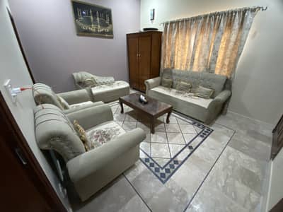 5 seater sofa set along with dewan and table