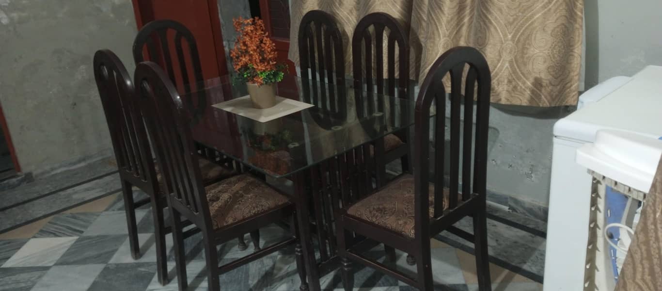 Dining Table And Room cooler 1