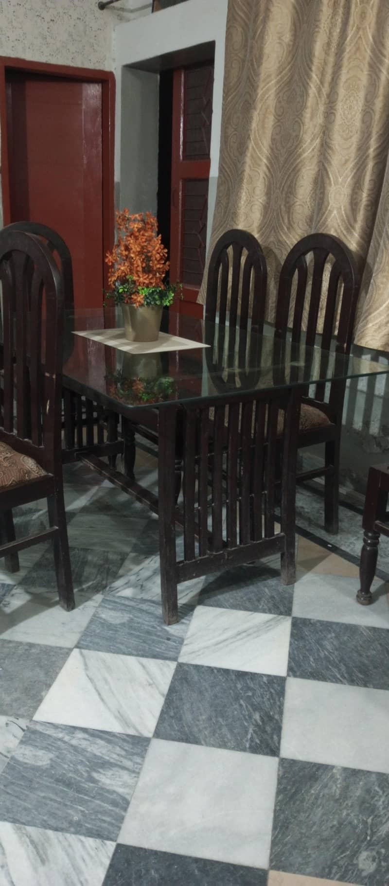 Dining Table And Room cooler 3