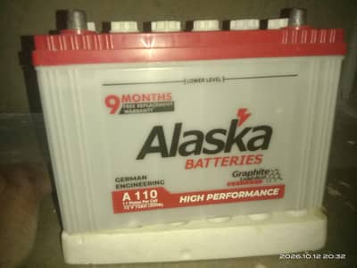 Alaska Battery 115A in warranty