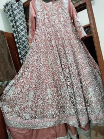 Bridal Maxi Tea Pink color large size