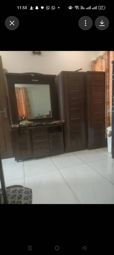 Dressing n single door cupboard
