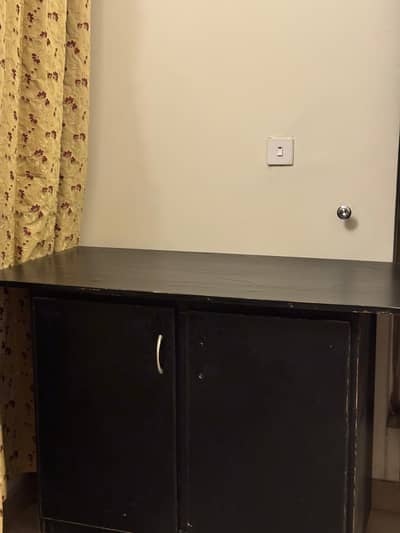 Wooden Iron Stand