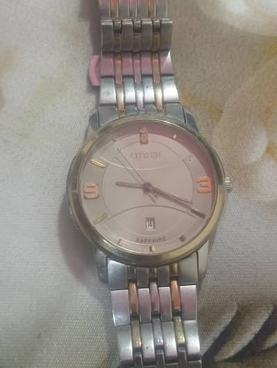 Citizen Japan watch two tone sapphire glass