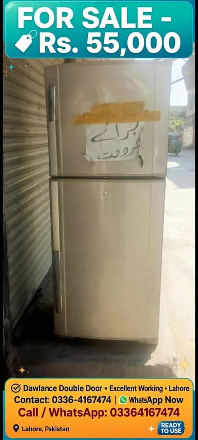 dawlance fridge for sale 55k