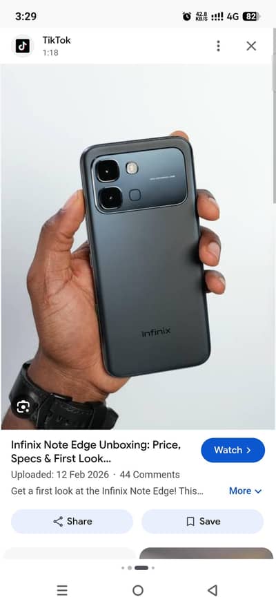 Infinix Note edge 5G
