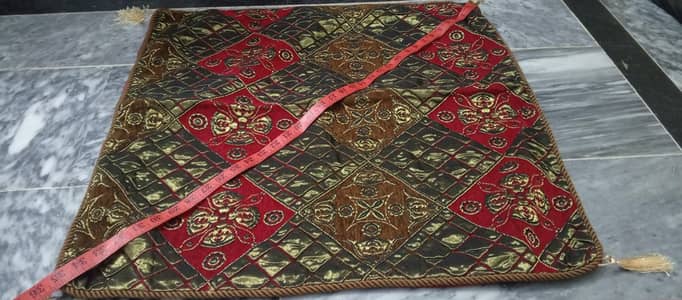 Jacquard/Chenille bridel cushion set