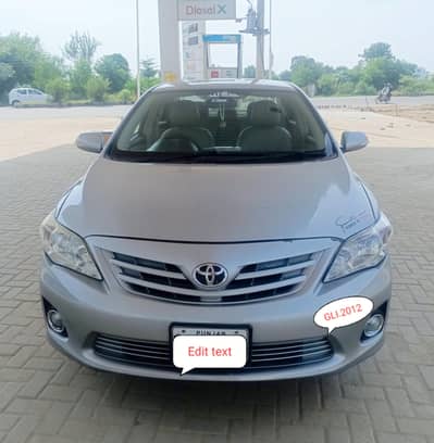Toyota Corolla GLI 2012