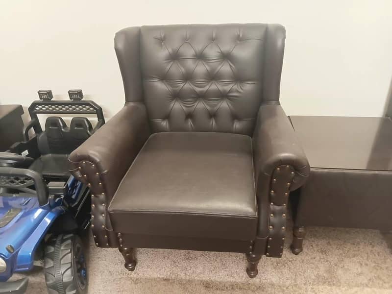 2 Single seater sofa with Table 3