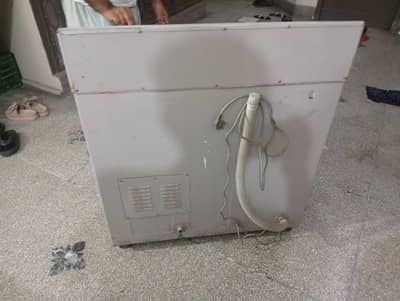 old machine metal body