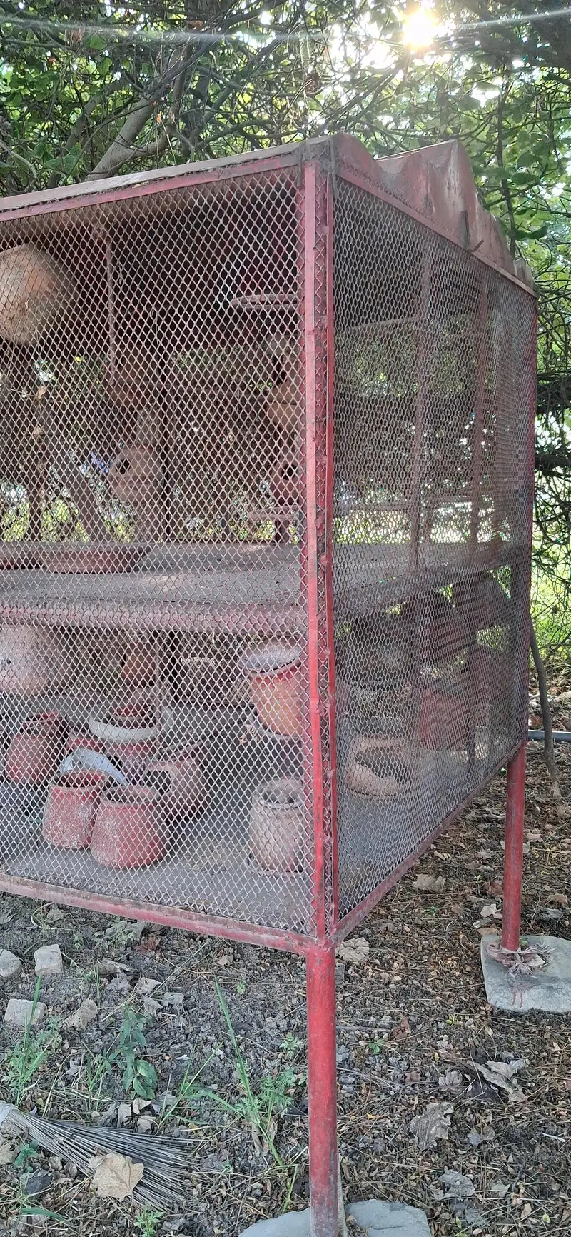 Solid And Heavy Structured Iron Cage For Pegions And Birds — photo 7