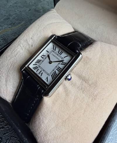 Cartier Tank Style Luxury Men's Watch – Premium Elegant Design