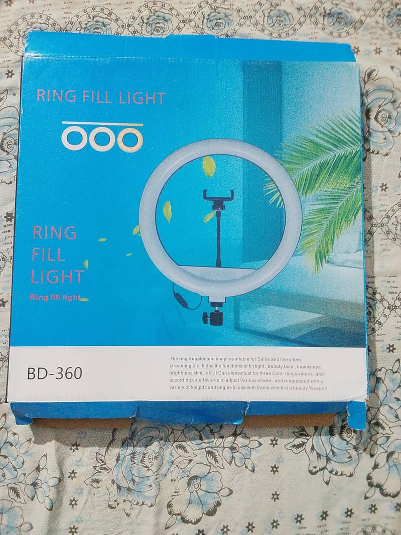 Tripod stand with ring light box pack 5