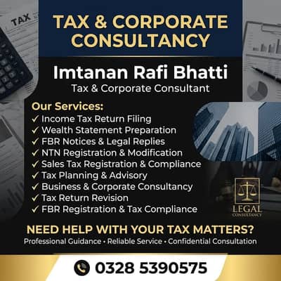 Professional Tax & Corporate Consultancy Services