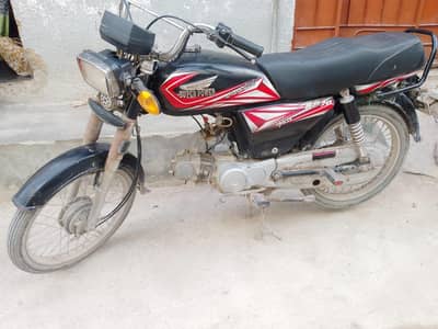 70cc bike hai super power urgent sale