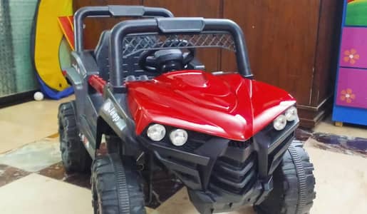 Kids Electric Jeep 12v Excellent Condition