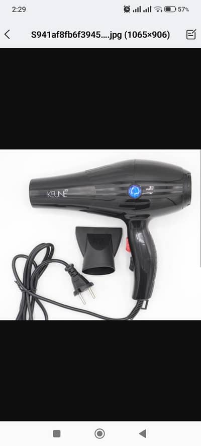 hair dryer
